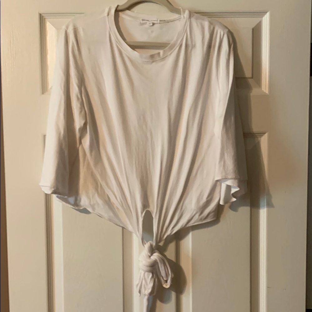 Grey Lab White T-Shirt